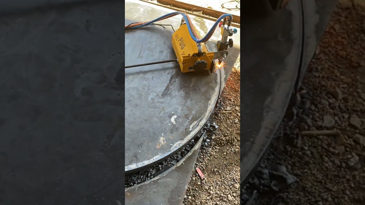 Gas cutting circular shapes