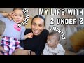 Surviving solo a realistic day in the life my 2 kids under 2