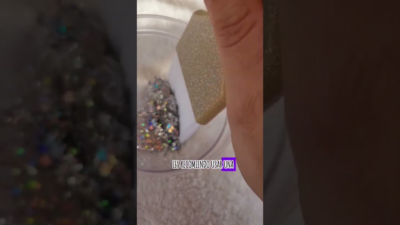 gel de glitter para el pelo #cabello #hair #hairstyle #glitter