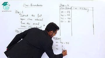 XII Statistics | Class Boundaries | Apna Teacher
