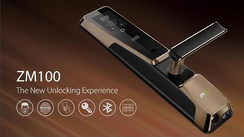 Oji Smart Presents the best Biometric Lock of year 2018 from ZKTeco