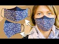 😷 NEW TWO-TONE 3D FACE MASK IN ALL SIZES S, M, L, XL / SEWING TUTORIAL WITH ALL PATTERNS