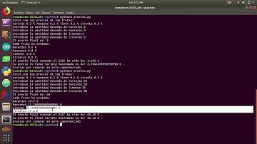 programa de supermercado con python