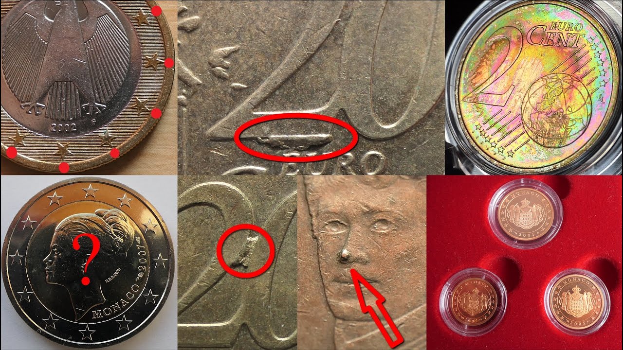 Raritäten, Fehlprägungen, drehende Sterne - Schätze im Wechselgeld - Was habe ich bereits gefunden ?