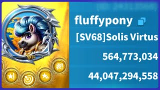 fluffypony Account Review (500 MILLION POWER!) in Rise of Kingdoms