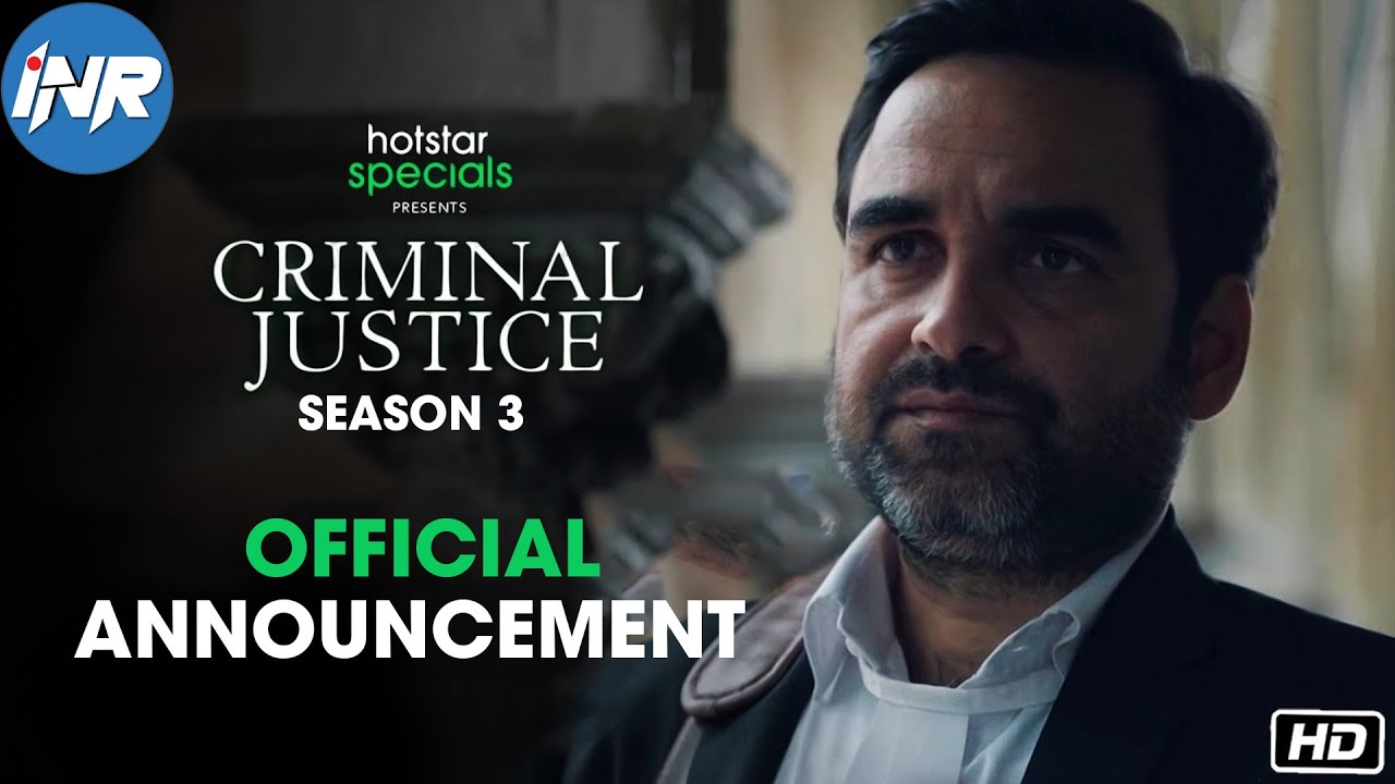 Criminal Justice Season 3-OFFICIAL ANNOUNCEMENT | Pankaj Tripathi I ...