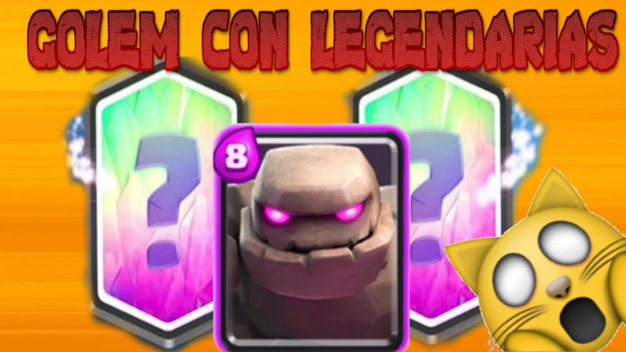 Mazo con Golem y Legendarias Clash Royale YouTube Mazo con Golem y Legendarias Clash Royale YouTube