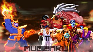 Thanos Vs Orochi Kyo Ma, Shin Ryu, Cyber Evil Ryu, Ryo Sakazaki, Daigo Ken And Friends Mugen