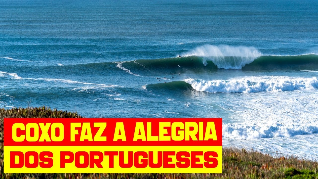 Swell em Coxos Portugal quebra clássico