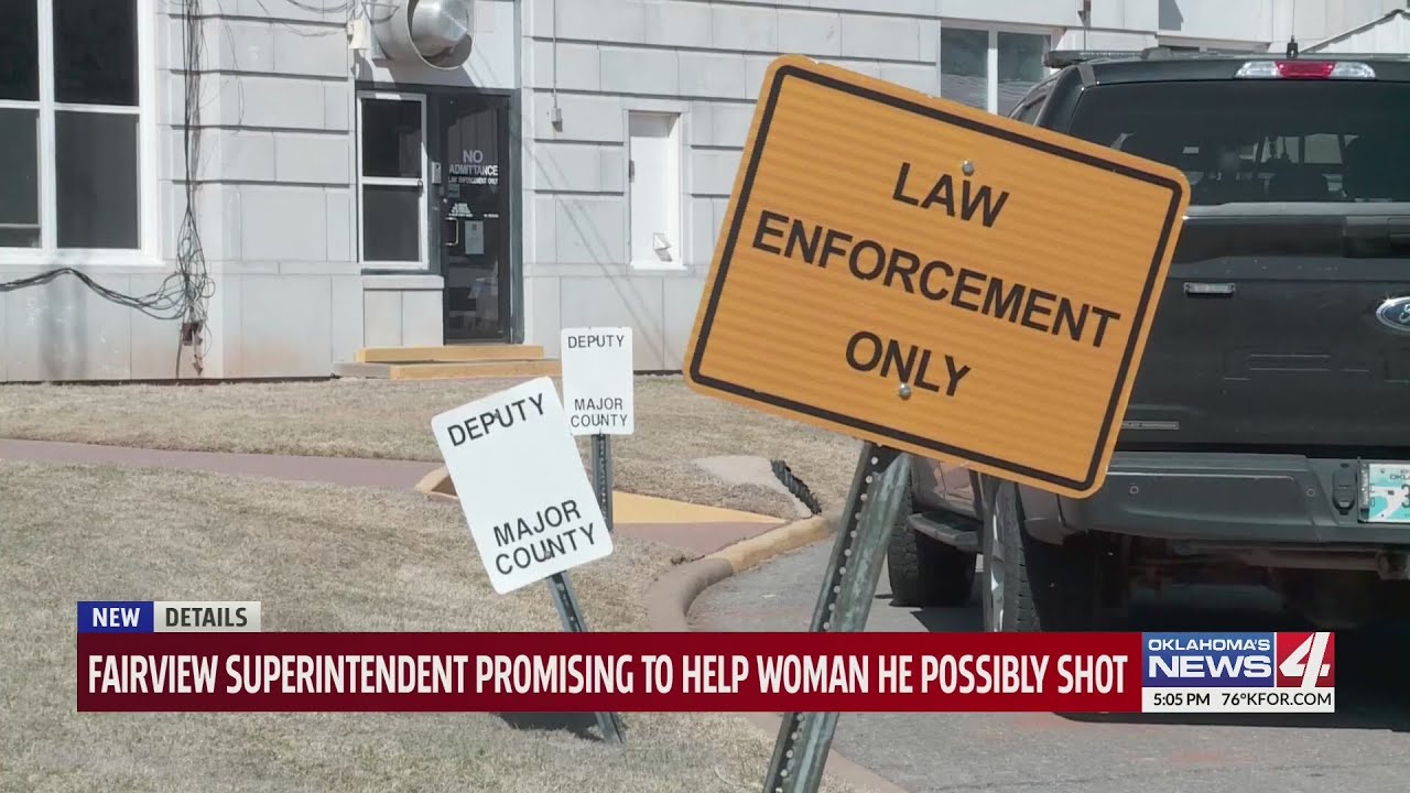 Fairview superintendent promising to help woman he possibly shot