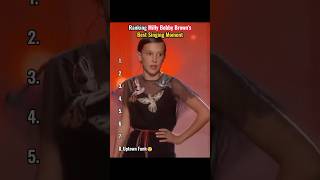 Ranking Milly Bobby Browns Best Singingmoment.