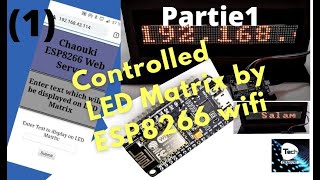 Wifi controlled LED Matrix dispaly by ESP8266(1)