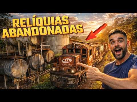 OFICINAS DE TRENS ABANDONADAS EM MAIRINQUE SP