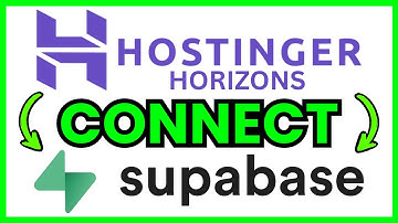 How To CONNECT Hostinger Horizons Web App With Supabase (QUICK & EASY) 2025