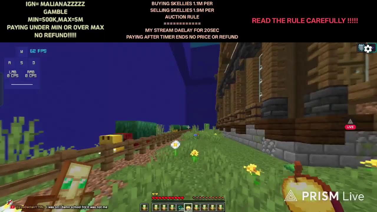 DONUTSMP LIVE🔴RATING BASES 100K-50M🔴GAMBLING,AUCTION++🔴