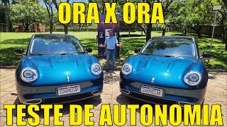 Comparativo: GWM Ora Skin 48 x GWM Ora Skin 58 - Teste de autonomia