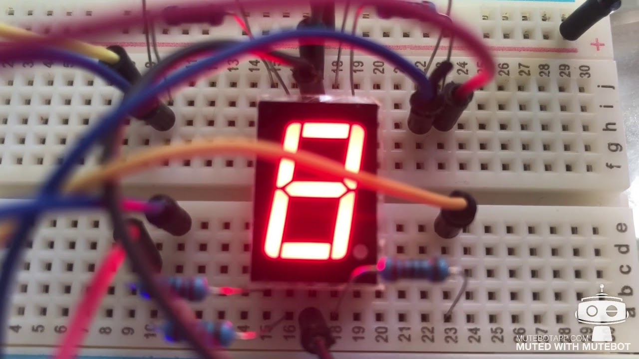 Arduino IoT: Simple Tutorial de 7 segment display - YouTube