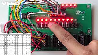 Digital Trainer Kit using Decimal to BCD Encoder Practical (IC 74147) /Electronics/Trainer Kit