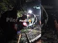 Strained late at night deep in the woods #4x4 #chainsawman #timbercutting #timberman #4x4adventures