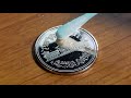 【コイン磨き】10円玉の裏を鏡面仕上げして見た/Satisfying Video - 10 Yen coin Polishing