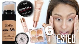 TESTED 6 NEW DRUGSTORE PRODUCTS - All day wear/Flash Test