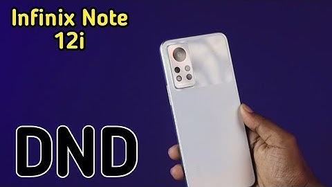 How To Enable Do Not Disturb In Infinix Note 12i, Infinix Note 12i Mein DND Kaise Enable Karen,