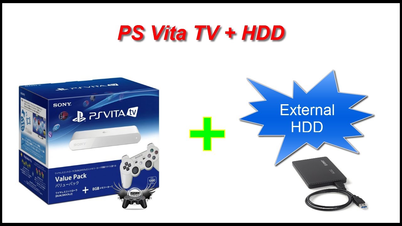 [ขายแล้ว] Ps Vita TV + HDD External