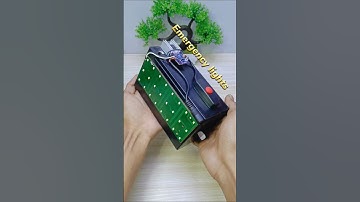 How to make an emergency light #Light #emergency #Lighting #diy #led #project #Creative #tecnologia