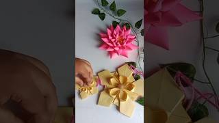 easy paper flower craft#craft #shorts