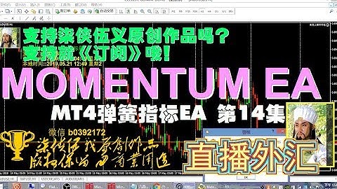 【#MOMENTUM EA 第14集】【MT4  MQL4】#可视觉化之弹簧指标 | 大型ea编写 | #弹簧EA