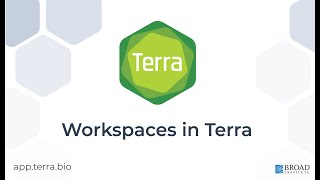 Using Workspaces in Terra screenshot 2