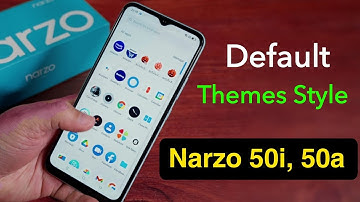 How to Remove Theme Style in Realme Nazro 50i,50a | Realme Narzo 50i Default Themes Settings