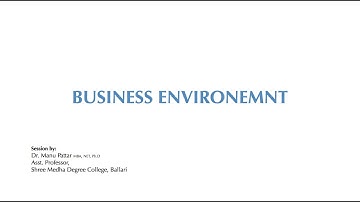 Business Environment Module 1