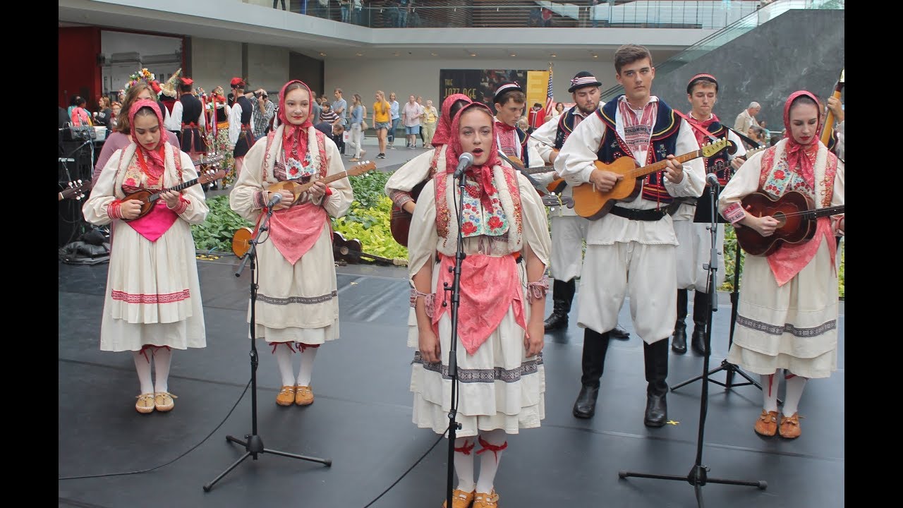 Vocalist featured in American Zagreb Junior Tamburitza performance