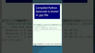 Python compiles your code. #python #programming #compiler #interpreter
