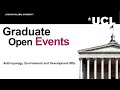 Anthropology environment and development msc open day  ucl