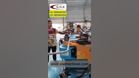 CNC PIPE BENDING MACHINE MADE BY SNE. FOR MORE DETAILS CALL US ON 9999457597, 9899453939