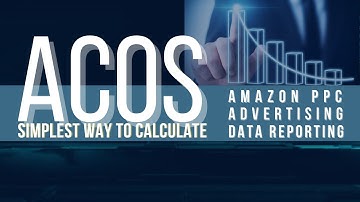 AMAZON ADVERTISING | How to Calculate ACoS on Spreadsheet for Amazon PPC | EXCEL | VERY EASY | #1