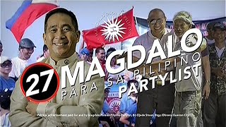 MAGDALO Partylist Paid TV Ad May 2 to 7, 2022 15s screenshot 5