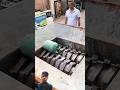 cylinder Vs shredders😱😲 #satisfyingvideo #shredder #hydraulicpress #shorts