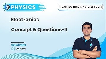 Electronics IIT JAM Physics Previous Year Questions with Solution