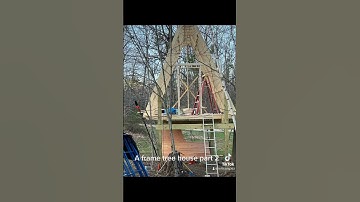 A frame treehouse part 2