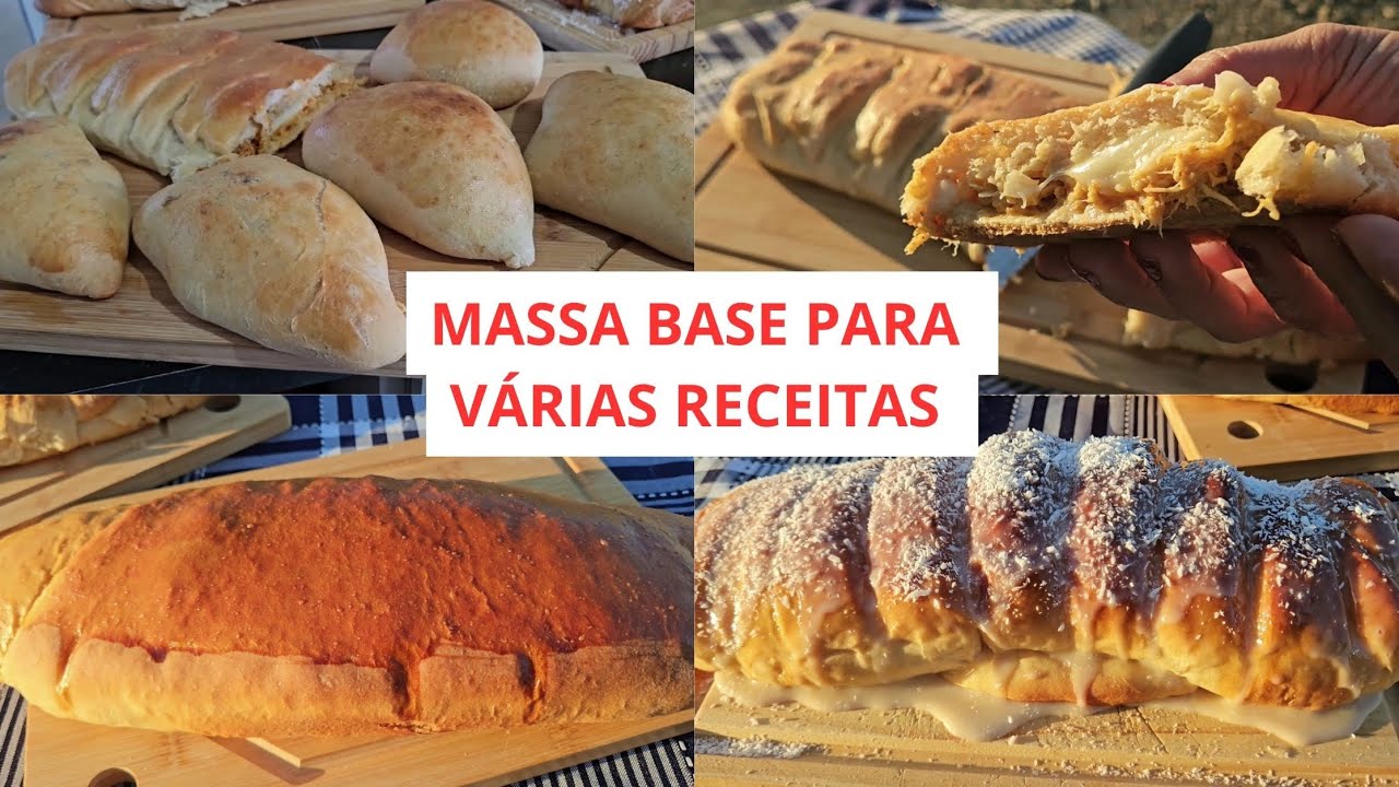 Como fazer Pão Caseiro Fácil e Rápido    Passo a Passo PÃO RECHEADO, PÃO DOCE e SALGADOS 