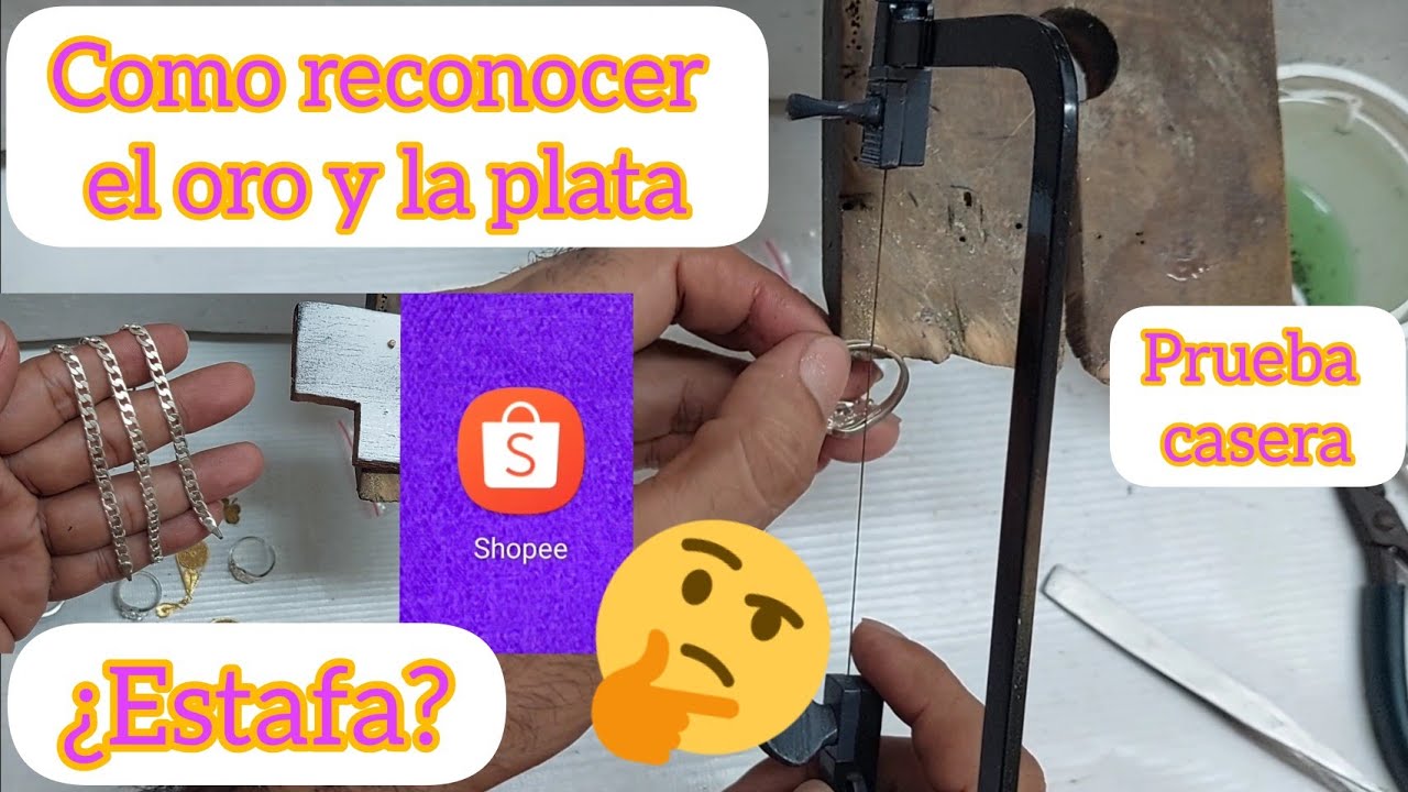 Como saber si una joya es de plata u oro, probé con joyas que compre en Shophee
