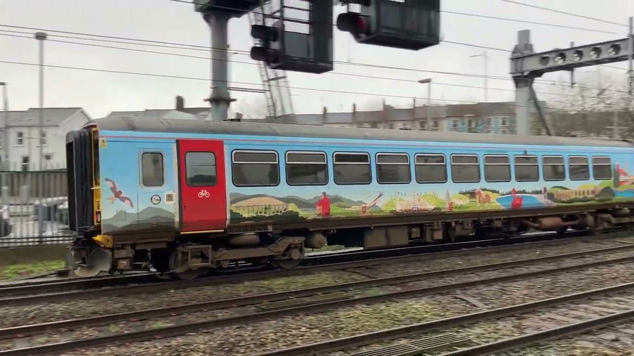 TFW 8:43AM SERVICE FROM CHELTENHAM SPA TO CARDIFF CENTRAL DEPARTING NEWPORT PLATFORM 1.