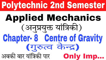 Applied Mechanics 2nd semester MCQ/ center of gravity mcq