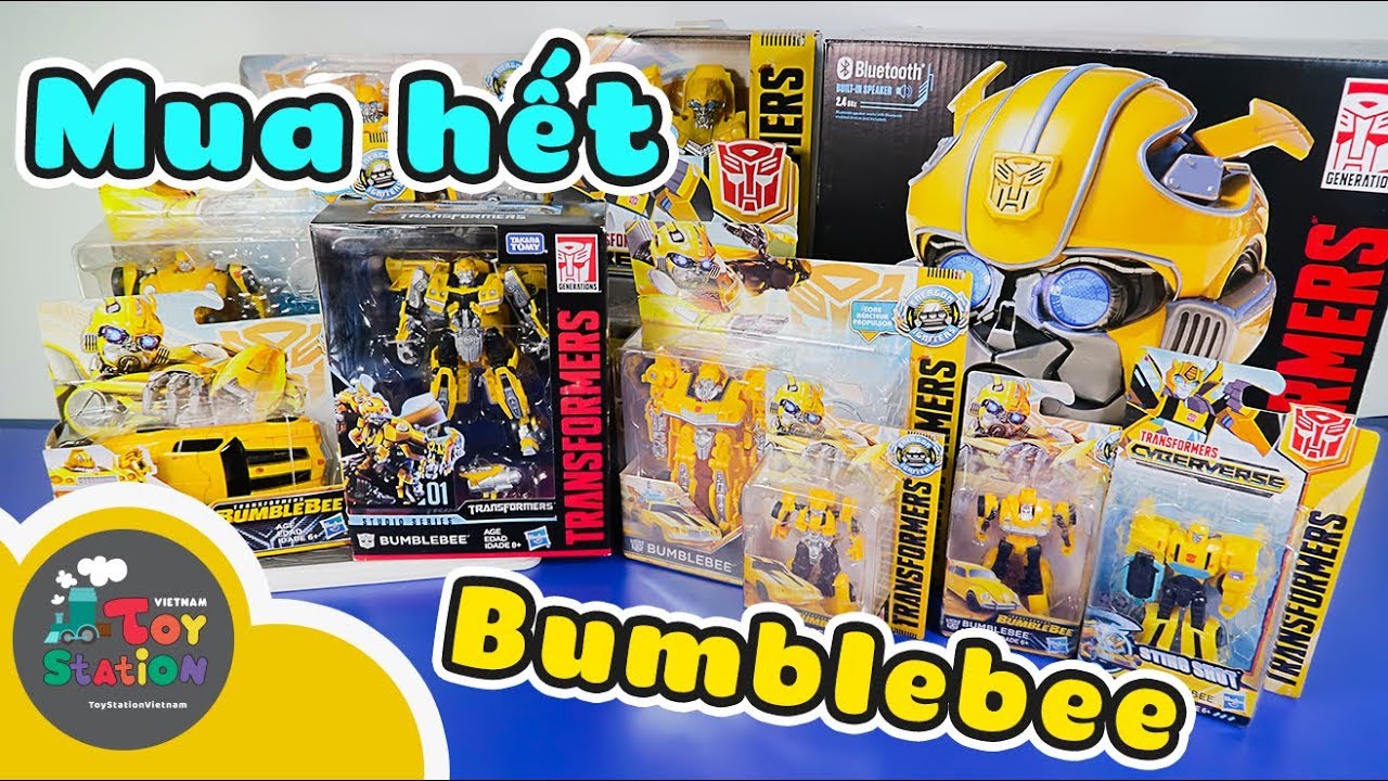 Cơn sốt bé ong vàng Bumblebee Transformer mua luôn nón full đầu tuyệt đẹp ToyStation 300