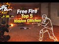 Top 5 Secret Glitches in Free Fire 🔥 100% Working