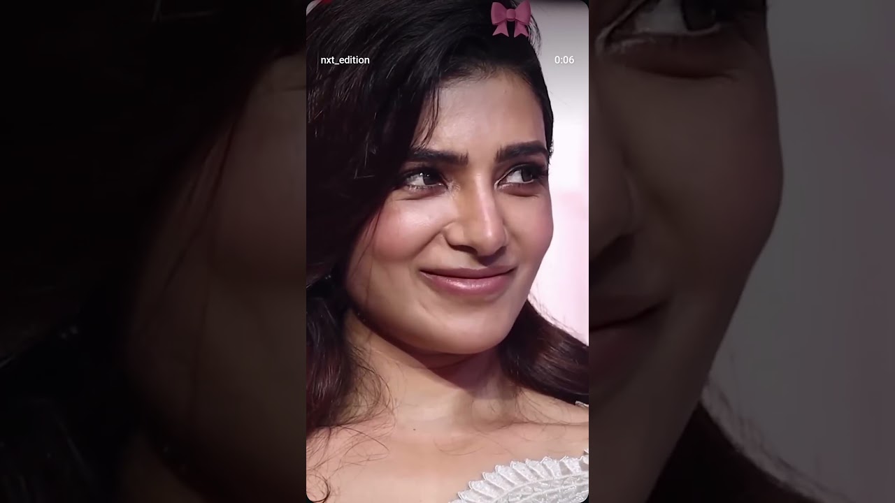Samantha cute expression 🥰❤️ | 