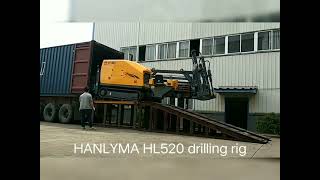 HANLYMA HL520 horizontal directional drilling(hdd) machine for cable laying was shipped overseas